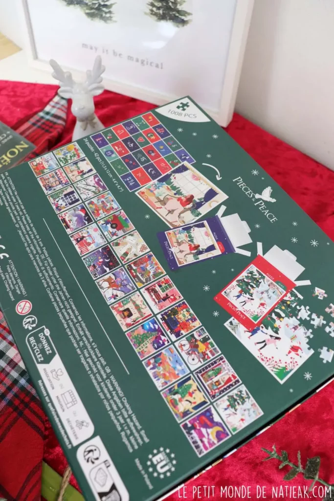 calendrier de l'avent Piece & peace 24 puzzles