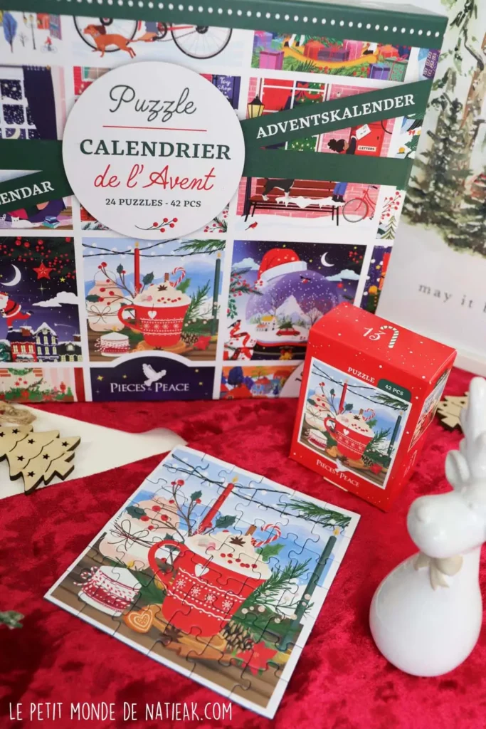 Puzzle illustration de Noël