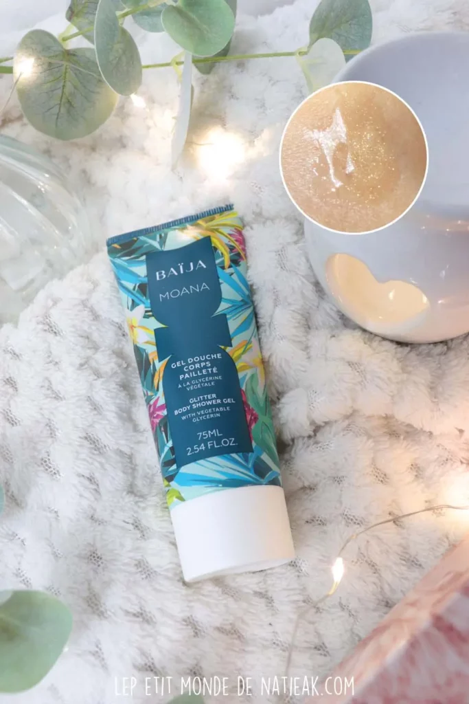 gel douche pailleté Moana Baïja
