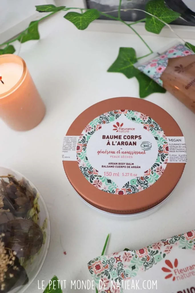 baume corps à l'argan Fleurance nature
