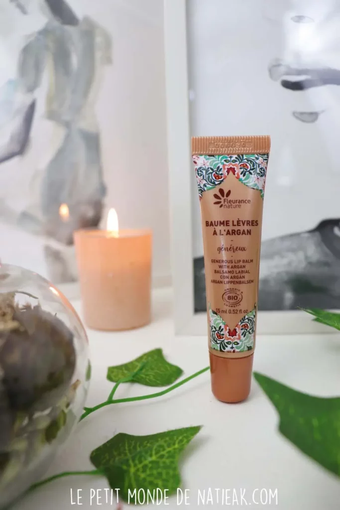 baume à lèvres à l'huile d'argan BioFleurance nature