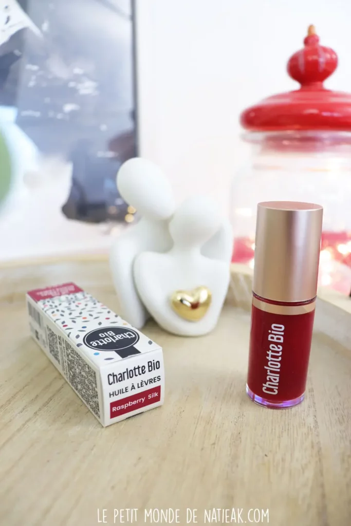 Huile à lèvres Raspberry silk Charlotte bio