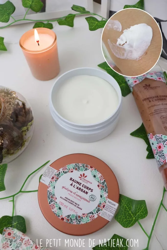baume corps à l'argan Bio Fleurance nature