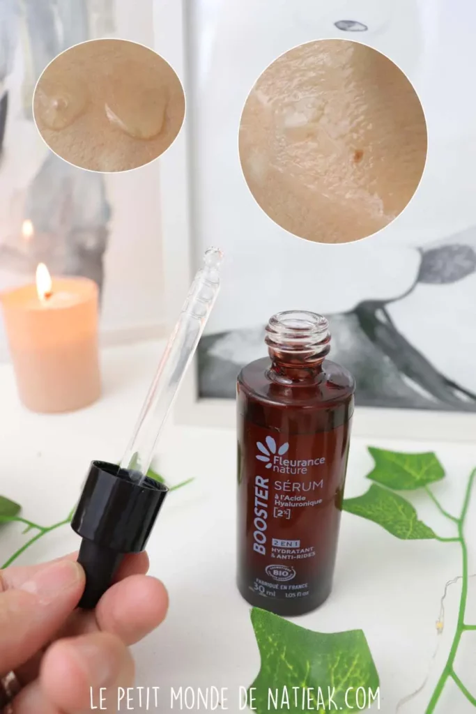 sérum booster Bio à l'acide hyaluronique Fleurance nature