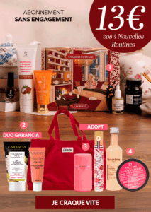 Glowria bon plan box beaute octobre