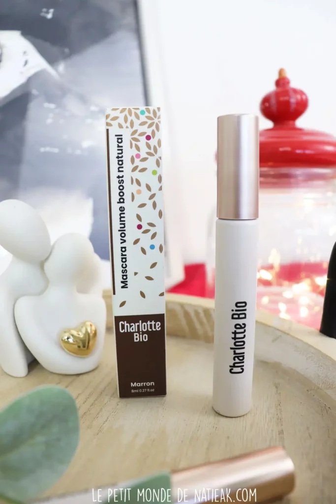 mascara volume boost natural marron charlotte bio