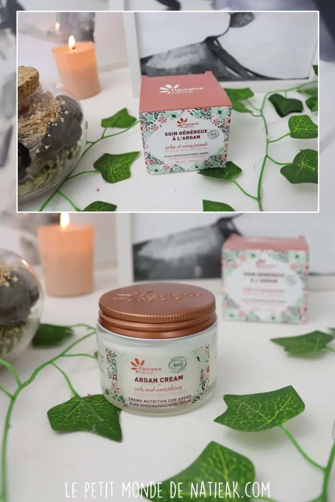 soin généreux à l'huile d'argan bio fleurance nature